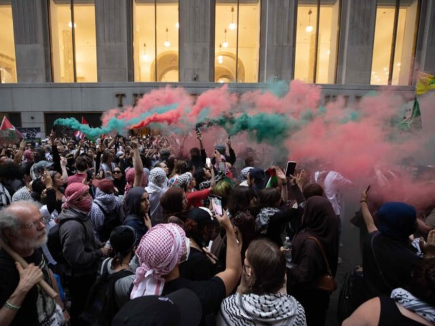 NEW YORK, NY - JUNE 10: Protesters gather at Union Square in New York City to demonstrate