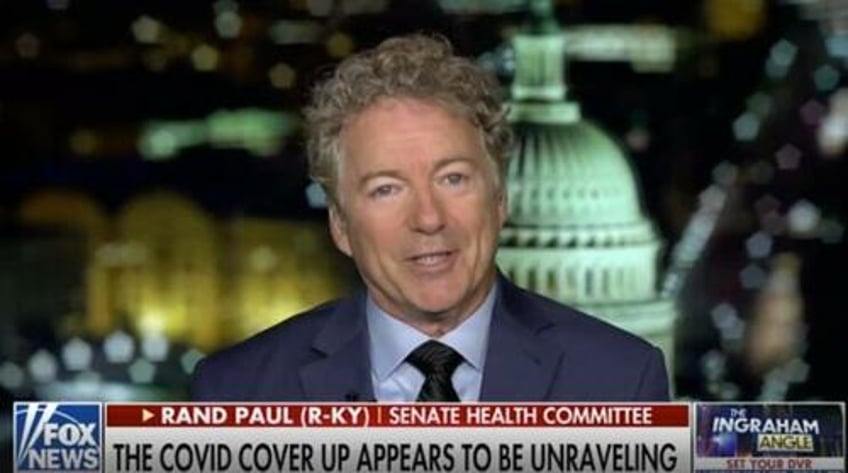 watch rand paul slams virologists who warned of shit show if covid lab leak theory wasnt shut down