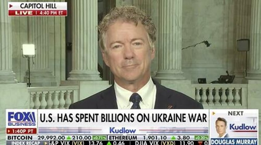 watch rand paul warns were out of ammo were out of money