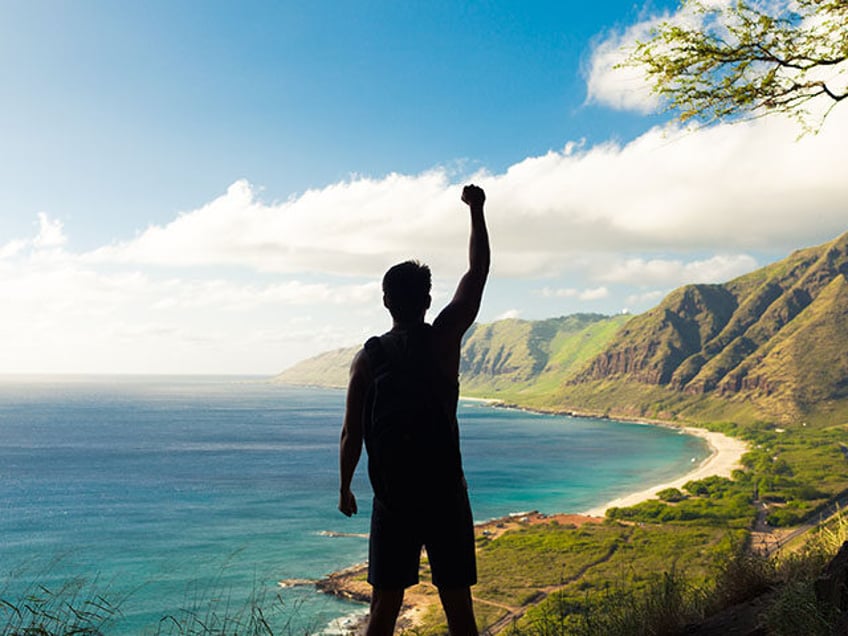 man in Hawaii