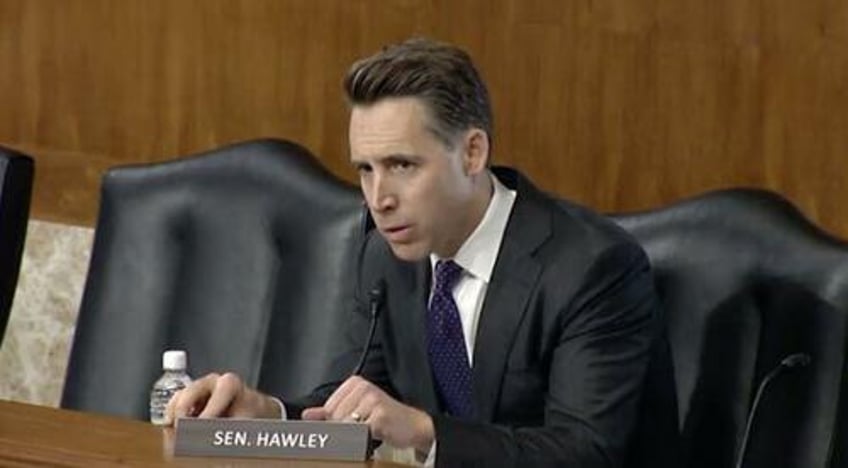 watch sen hawley exposes biden energy official as swamp grifter