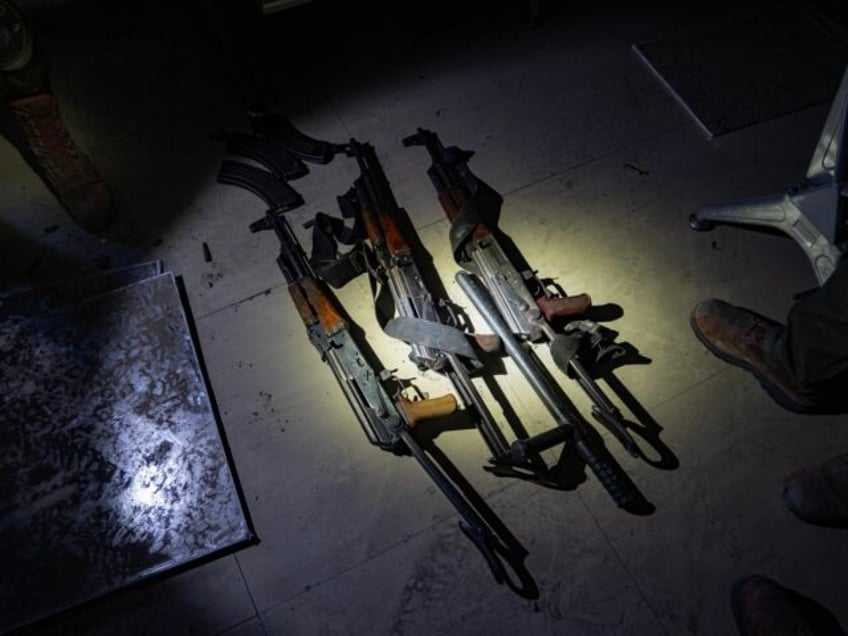 Seized terrorist weapons (IDF)