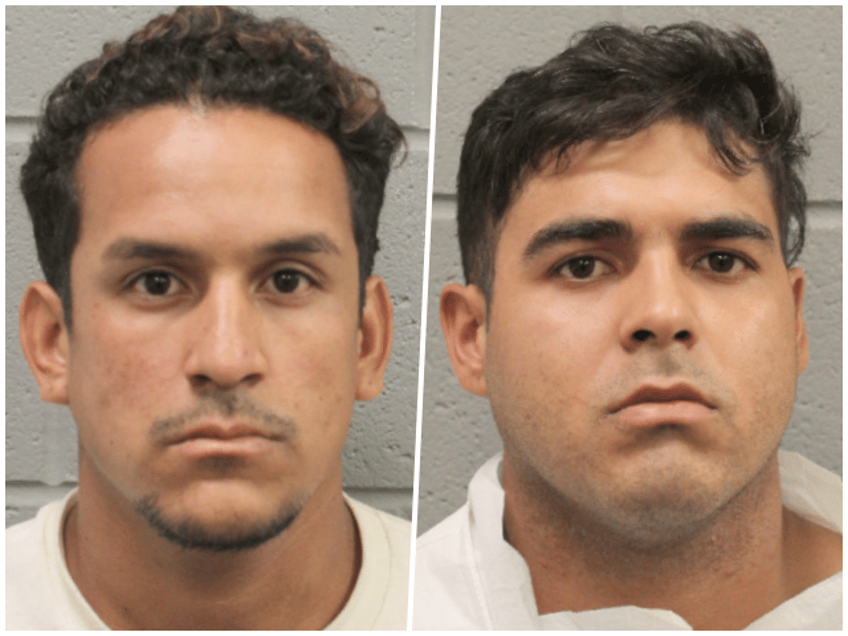 Venezuelan illegal aliens Franklin Pena and Johan Jose Martinez-Rangel. (Photos via Housto