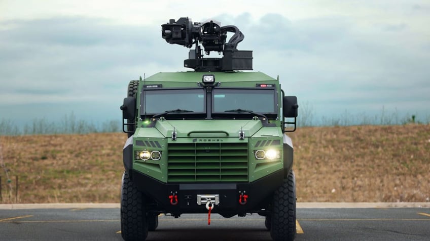 watch this armored beast protect troops from blasts and bullets