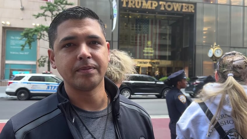 watch trump supporters rally in midtown manhattan blast justice system after felony conviction its scary