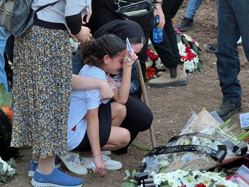 watch uk born mother daughters buried together in israel victims of hamas terror oct 7