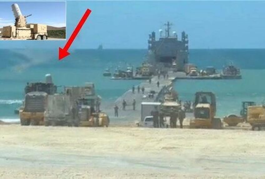 watch us deploys anti air defense system on gaza aid pier