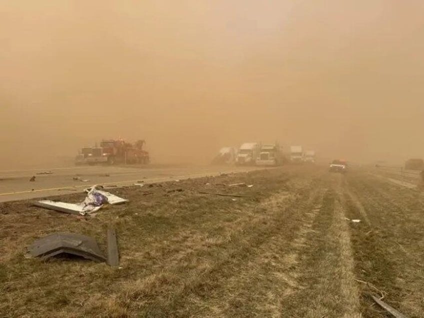 Texas Panhandle Dust Storm (Texas Department of Public Safety)