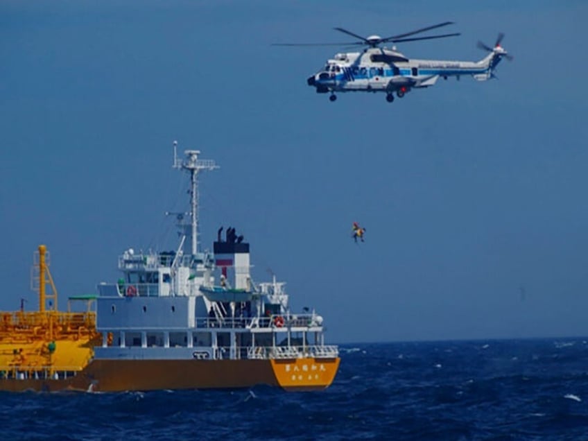 Japan Swimmer Rescued