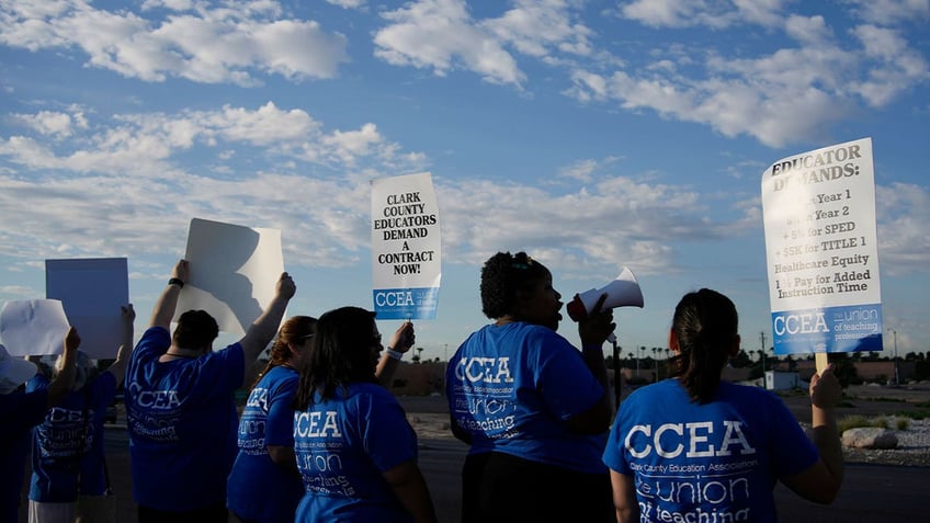 wave of nevada teachers calling in sick ruled as an illegal strike according to judge