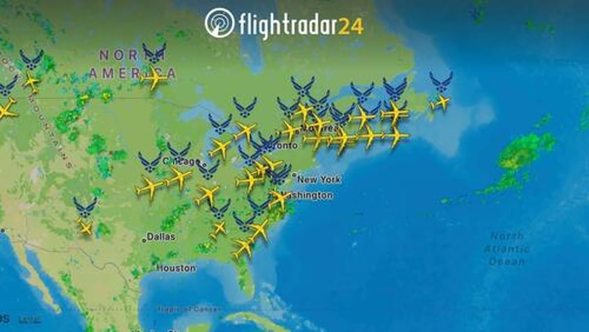 wave of usaf tankers depart america amid escalating israel iran conflict