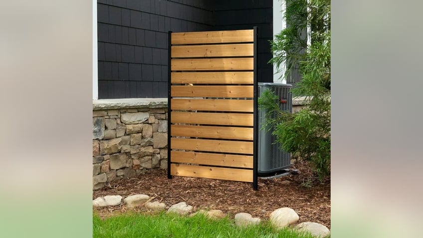 Hide unsightly items with this fence.