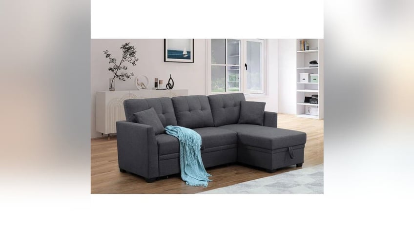 This sectional is perfect for small spaces.