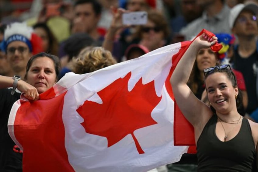 Canadian fans at the Paris Olympics -- A new poll found 90 percent of citizens reject the