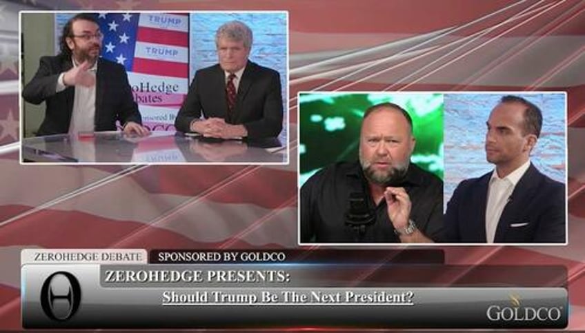 we need somebody disruptive alex jones former bush official clash in trump zerohedge debate