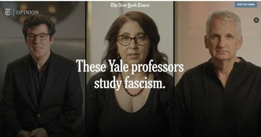 we study fascismwere leaving the us nytimes runs video of yale profs fleeing to canada