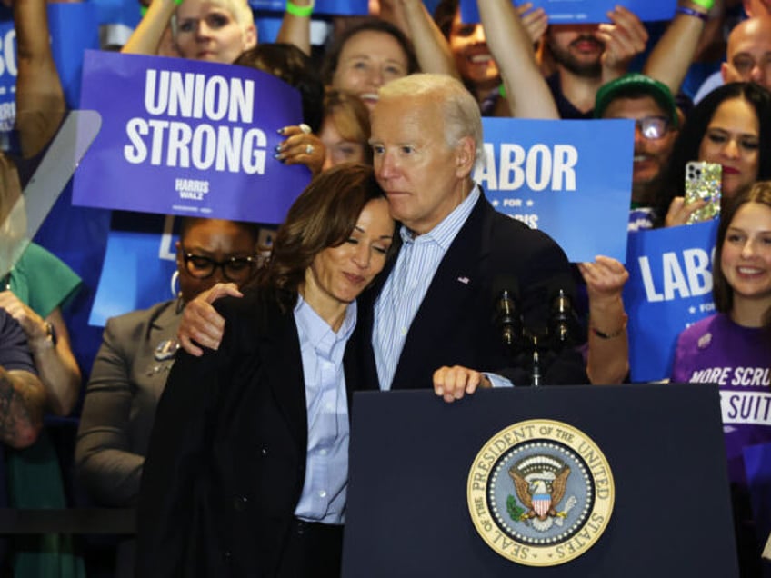 PITTSBURGH, PENNSYLVANIA - SEPTEMBER 02: Democratic presidential nominee, U.S. Vice Presid