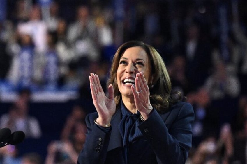 US Vice President and Democratic nominee for president Kamala Harris has clawed her party'