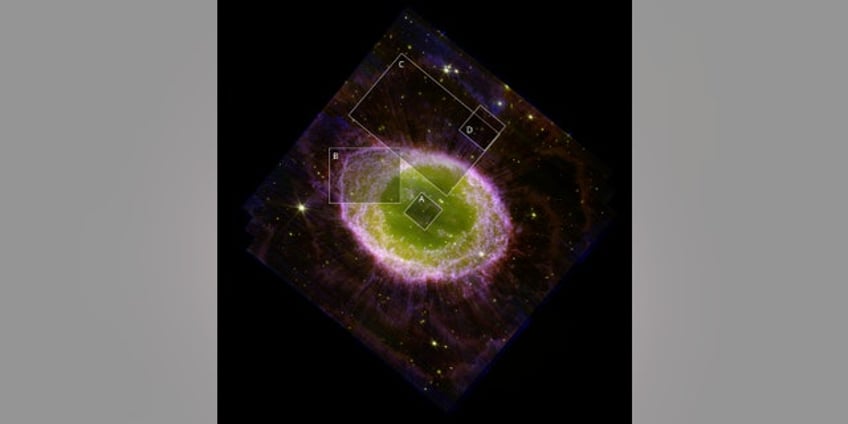 webb space telescope captures stunning shots of ring nebula