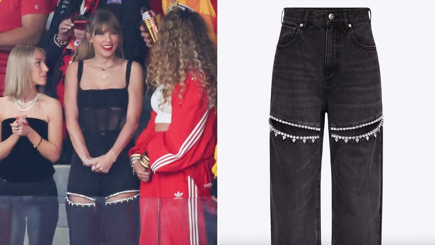 Taylor Swift jeans split