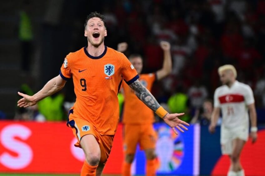 Netherlands stiker Wout Weghorst made a big impact against Turkey to help his team reach t