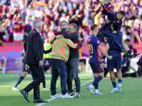 ‘We’ll defend better next season’: Barca’s Flick after wild Clasico win