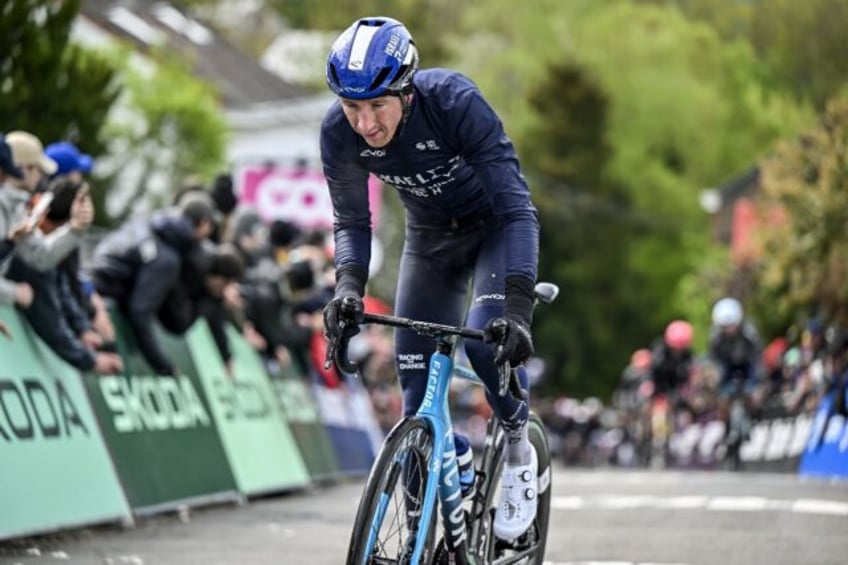 Britain's Stevie Williams of Israel-Premier Tech won the Fleche Wallonne