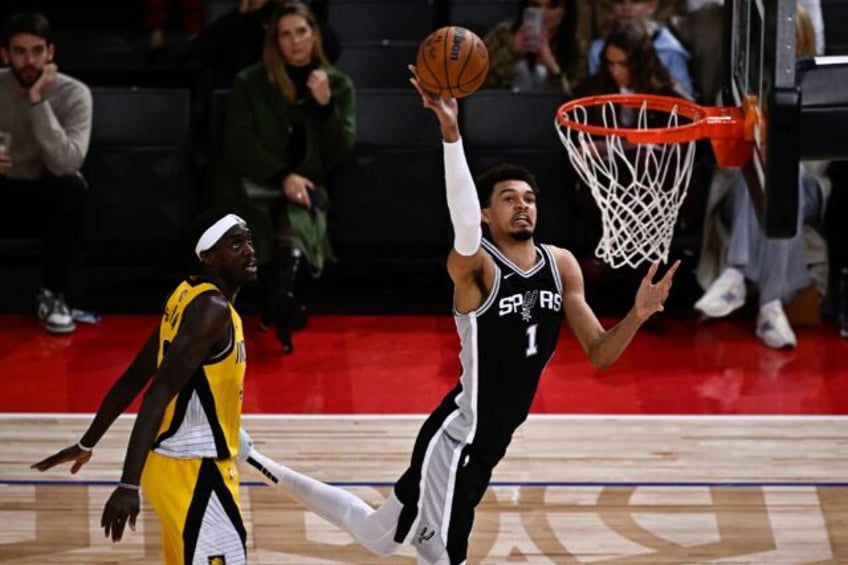 Victor Wembanyama was playing in France with the San Antonio Spurs for the first time