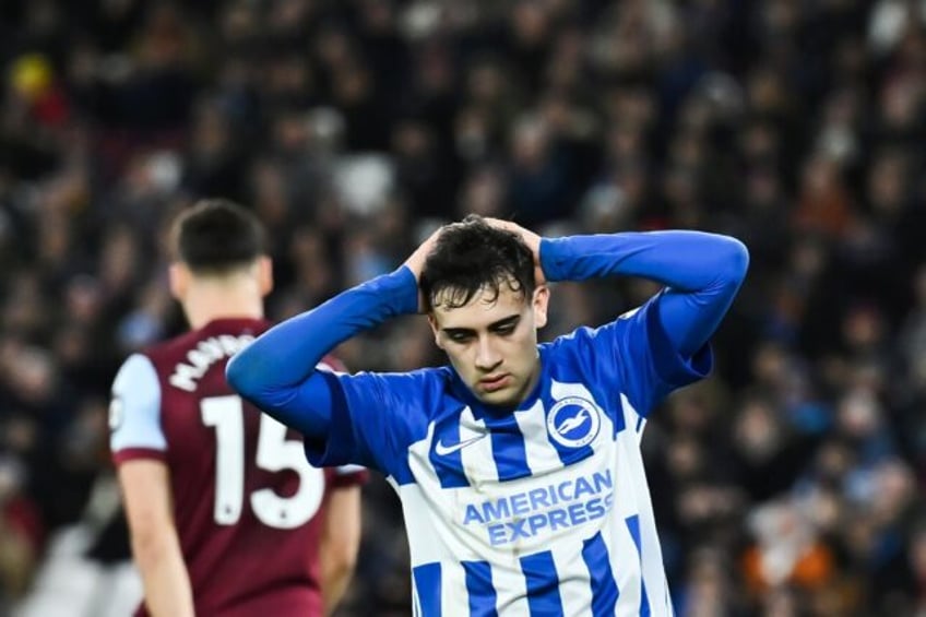 Brighton were held to a 0-0 draw by West Ham on Tuesday