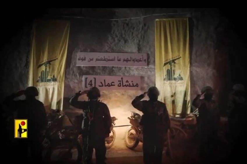 A video released by Hezbollah's military media office showed what the group said were unde