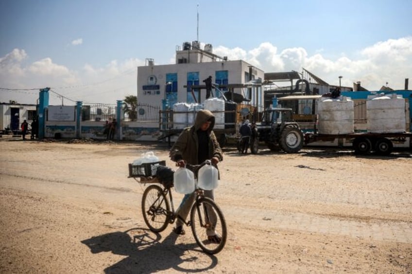 Around 600,000 people benefit from the production of drinking water at the Deir el-Balah d