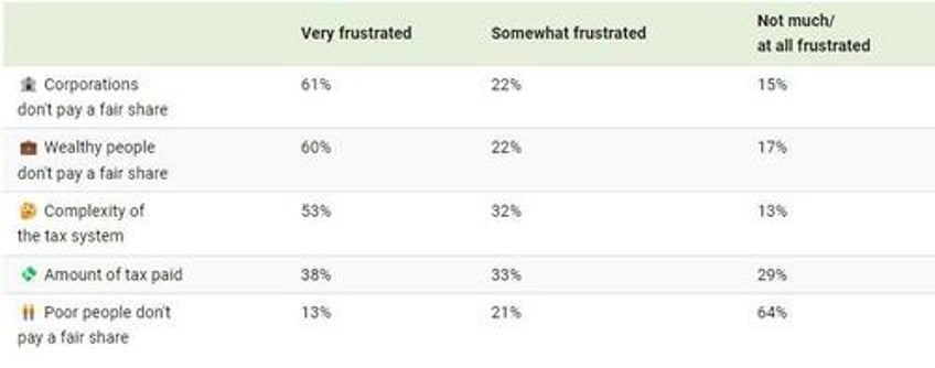 what frustrates americans the most about the tax system