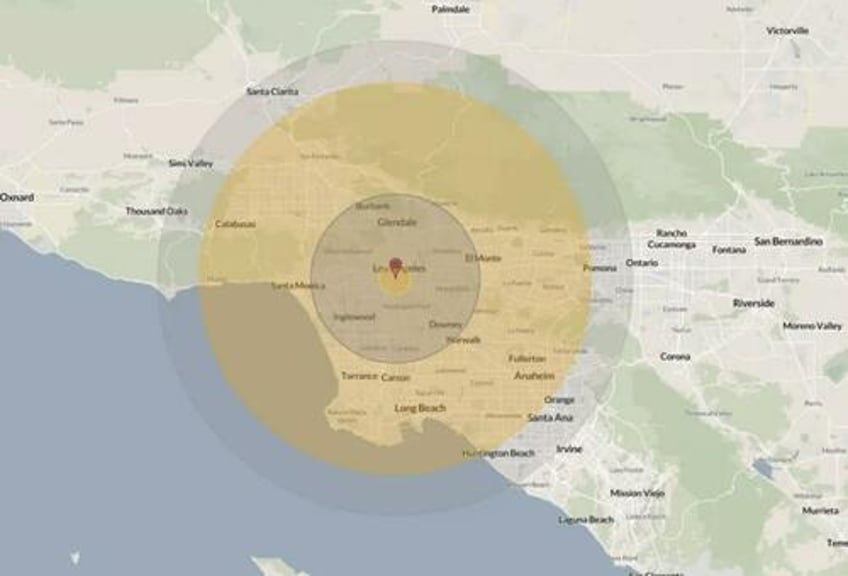 what if a nuke detonated in los angeles