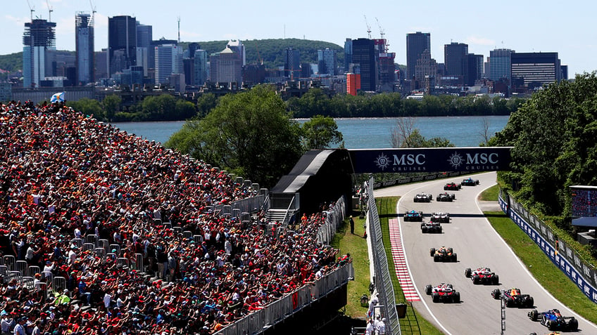 The crowd at the Canada Grand Prix in 2022