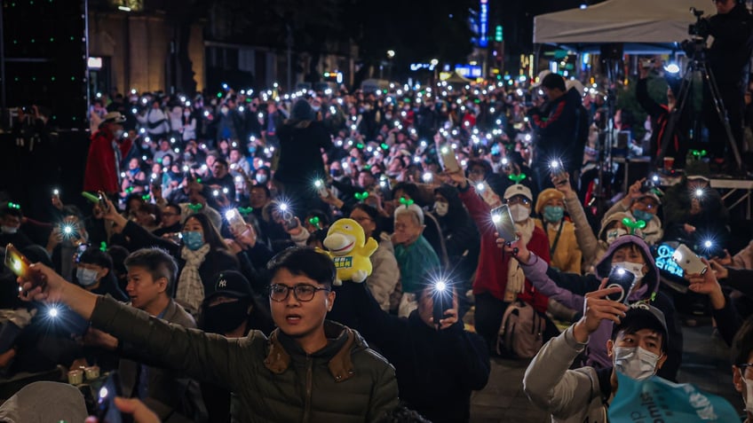 Taiwan People's Party rally