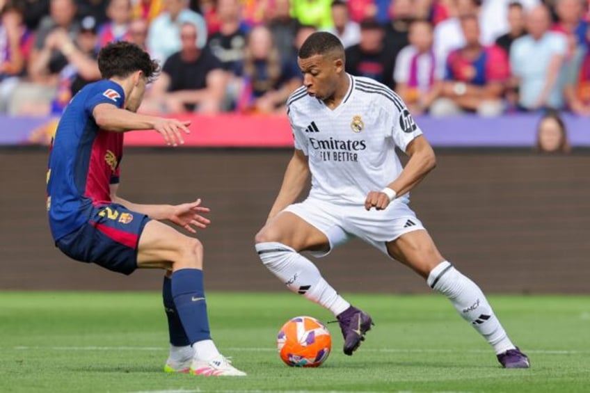 Real Madrid's French forward Kylian Mbappe is hoping to win the European Golden Shoe