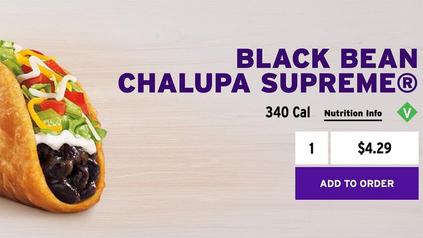 black bean chalupa