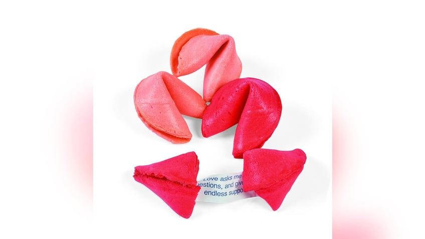 These Fortune cookies with a Galentine's themed message will be a hit.