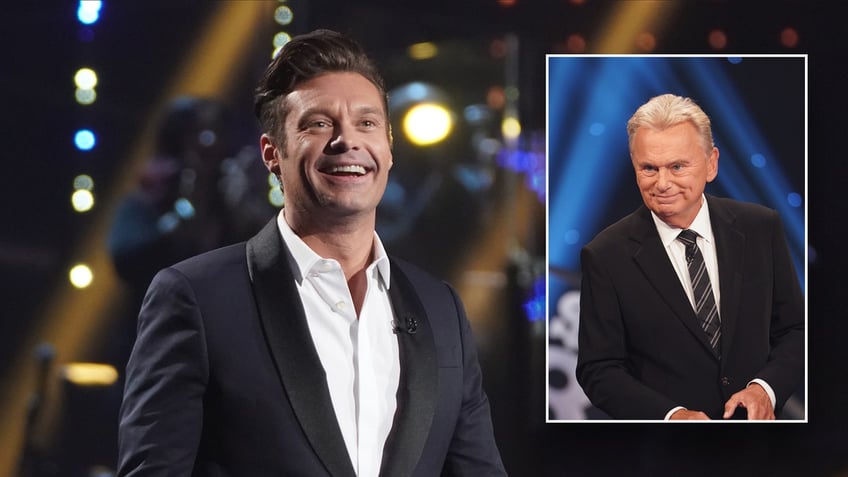 Ryan Seacrest and Pat Sajak side by side