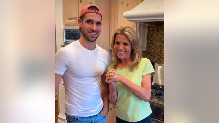 vanna white in the kitchen with son nikko