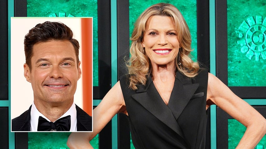 wheel of fortunes vanna white gets warning about future co host ryan seacrest he cant spell