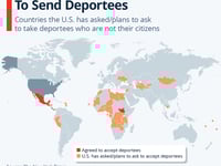 Where Trump Wants To Send Deportees Under The Third-Country Deal