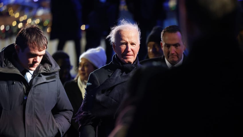 The National Christmas Tree Lighting was held outside the White House on Dec. 5, 2024, in Washington, D.C.