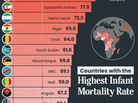 Which Countries Have The Highest Infant Mortality Rates?