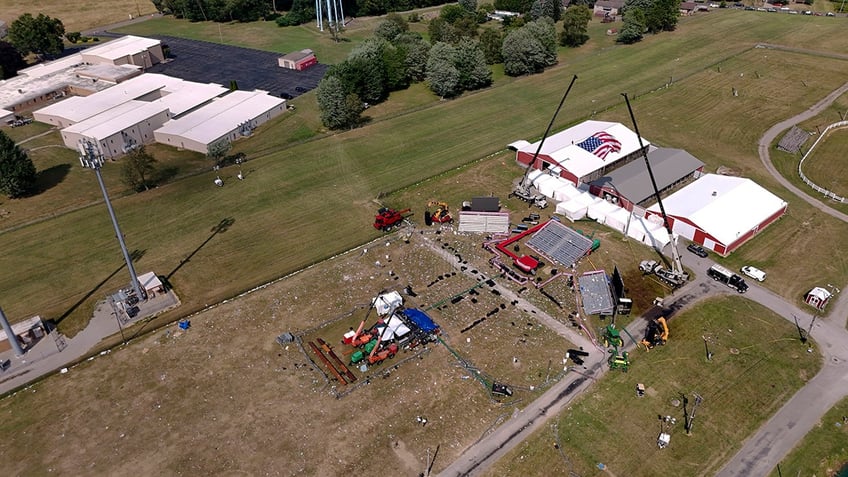 The Butler Farm Show, site of a campaign rally for Republican presidential candidate former President Donald Trump