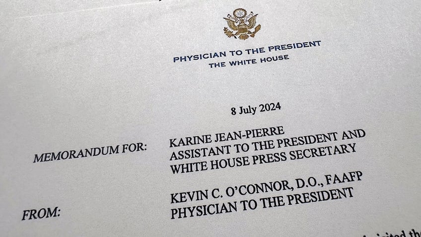 White House medical letter