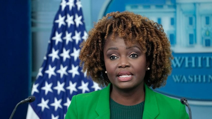 White House press secretary Karine Jean-Pierre