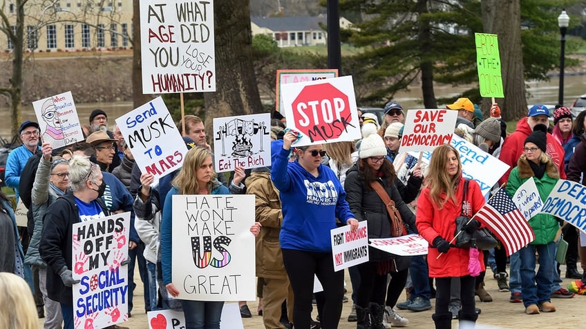 Protest against President Donald Trump