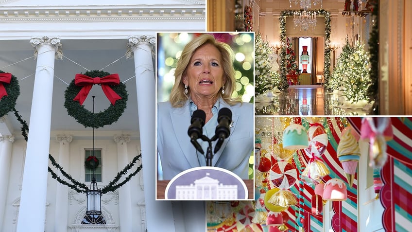 white house scraps christmas fireplace stockings after biden acknowledges grandchild for first time