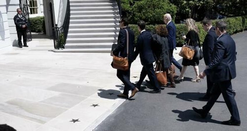 white house uses walkers to conceal bidens old man shuffle 